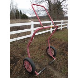 Big wheel snowmobile dolly-has been welded