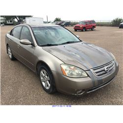 2002 - NISSAN ALTIMA// TX REGISTRATION ONLY