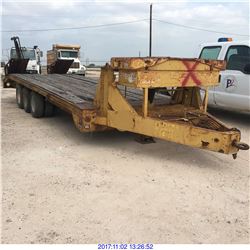 1984 - SHOP FLAT BED TRAILER