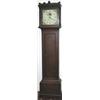Image 1 : Early C19th oak longcase clock with 30-hour movement, the square painted dial...