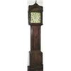 Image 1 : Early C19th mahogany longcase clock with 8-day striking movement, the painted...
