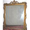 Image 1 : C19th gilt framed overmantel mirror with pierced foliate & rocaille decoration,...