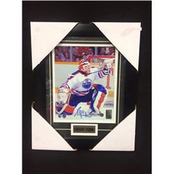 GRANT FUHR AUTOGRAPHED 12" X 14" FRAMED PHOTO W/ BOSSA COA