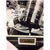 Image 2 : JEAN BELIVEAU AUTOGRAPHED CANADIENS 14" X 12" FRAMED PHOTO W/ INSCRIBED "10 CUPS"