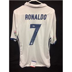 CRISTIANO RONALDO AUTOGRAPHED REAL MADRID JERSEY (PSA COA)
