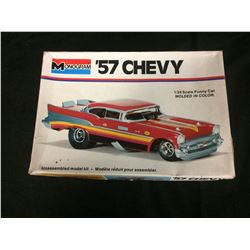 MONOGRAM '57 CHEVY 1/24 SCALE FUNNY CAR MODEL KIT (MOLDED IN COLOUR)