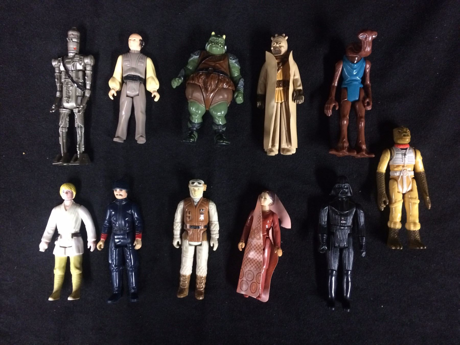 Star Wars Action Figure Lot No Weapons Late 70 S Early 80 S