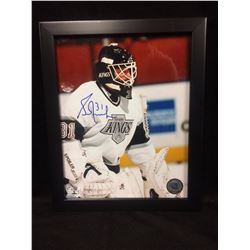 AUTOGRAPHED GRANT FUHR 8 X 10 PHOTO IN FRAME W COA