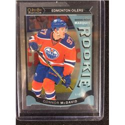 CONNOR MCDAVIN OPC PLATINUM ROOKIE CARD