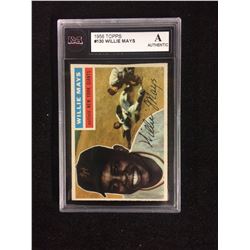 1956 TOPPS WILLIE MAYS BASEBALL KSA GRADED AUTHENTIC