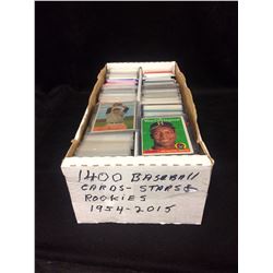 1400 BASEBALL CARD LOT1954 TO 2015 LOTS OF ROOKIES & STARS