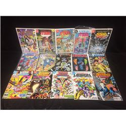 TEEN TITANS & LEGION OF SUPERHEROES COMIC BOOK LOT