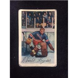 1952/53 PARKHURST HOCKEY CARD CHARLIE REIGNER