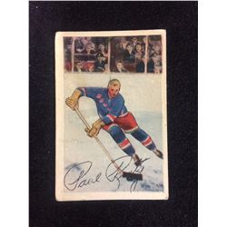 1952/53 PARKHURST HOCKEY CARD PAUL RONTY