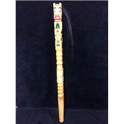 NATIVE HAND CARVED TOTUM