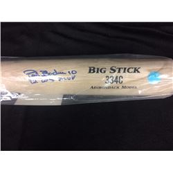 AUTOGRPHED PAT BOARDERS BIG STICK OFFICIAL BAT INSCRIBED 92 WORLD SERIES MVP
