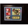 Image 1 : WOODSTOCK TICKET FRAMED WITH JIMMY HENDRIX COLLAGE
