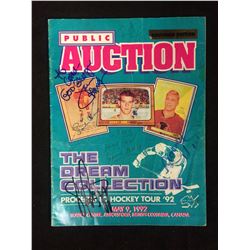 DREAM COLLECTION MAGAZINE SIGNED BY BOBBY HULL, GORDIE HOWE, HOWIE MEEKER...