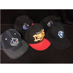 VANCOUVER CANUCKS BASEBALL HATS LOT