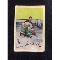 1952/53 PARKHURST HOCKEY CARD ENIO SCLIISIZZI