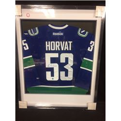 AUTOGRAPHED BO HORVAT FRAMED JERSEY W COA