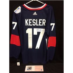 AUTOGRAPHED RYAN KESSLER TEAM USA JERSEY W COA