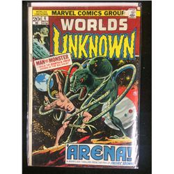 1973 MARVEL COMIC #4  UNKNOWN WORLDS MAN VS. MONSTER