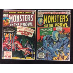 MONSTER ON THE PRAWL SILVER AGE COMIC BOOK LOT