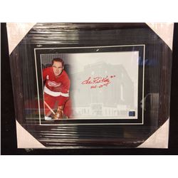 AUTOGRAPHED 14 X 18 RED KELLY PORTRAIT IN FRAME WITH COA