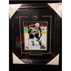 AUTOGRAPHED 14 X 18 GABRIEL LANDESKOG PORTRAIT IN FRAME WITH COA