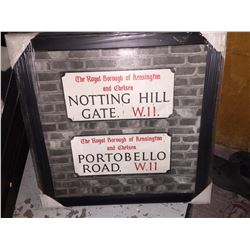 2 vintage english road signs