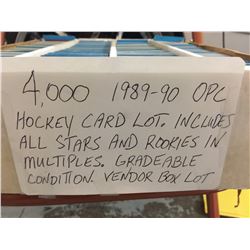 4000 1989 90 OPC HOCKEY CARD LOT