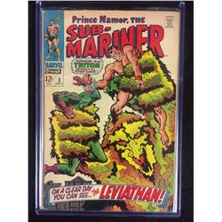 Sub-Mariner #3 (july 1968) prince namor & triton of the inhumans roy thomas