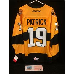 NOLAN PATRICK AUTOGRAPHED  BRANDON WHEAT KINGS HOCKEY JERSEY W/ COA