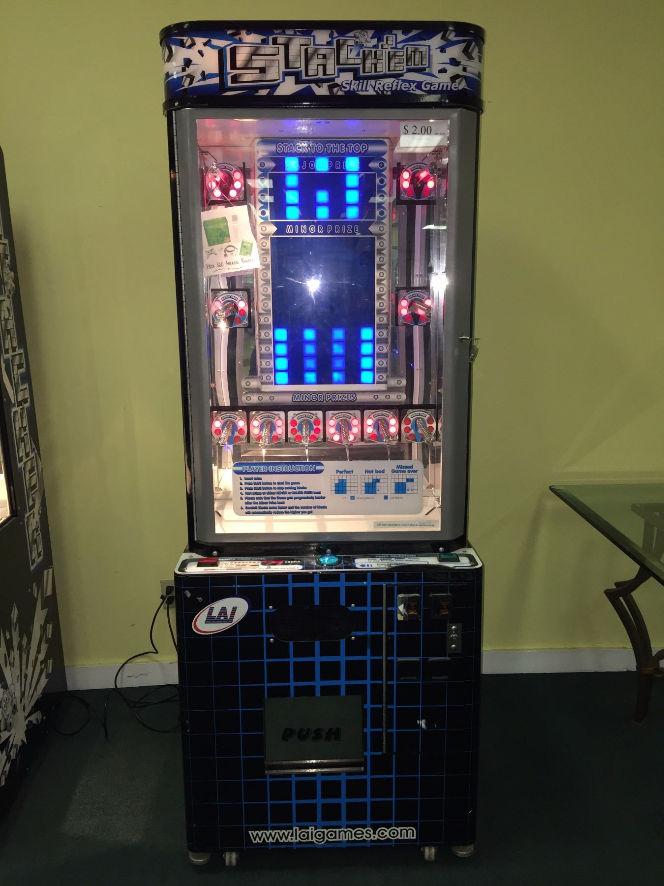STACKER ARCADE GAME IN PERFECT WORKING ORDER