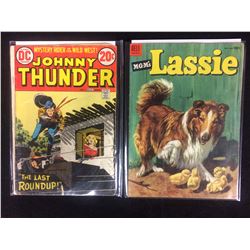 JOHNNY THUNDER #1 & MGM'S LASSIE COMIC BOOK LOT