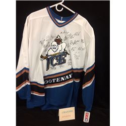 KOOTENAY ICE TEAM SIGNED HOCKEY JERSEY