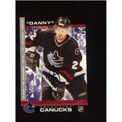 VANCOUVER CANUCKS AUTOGRAPHED 5" X 7" PICTURE CARD (DANIEL SEDIN)