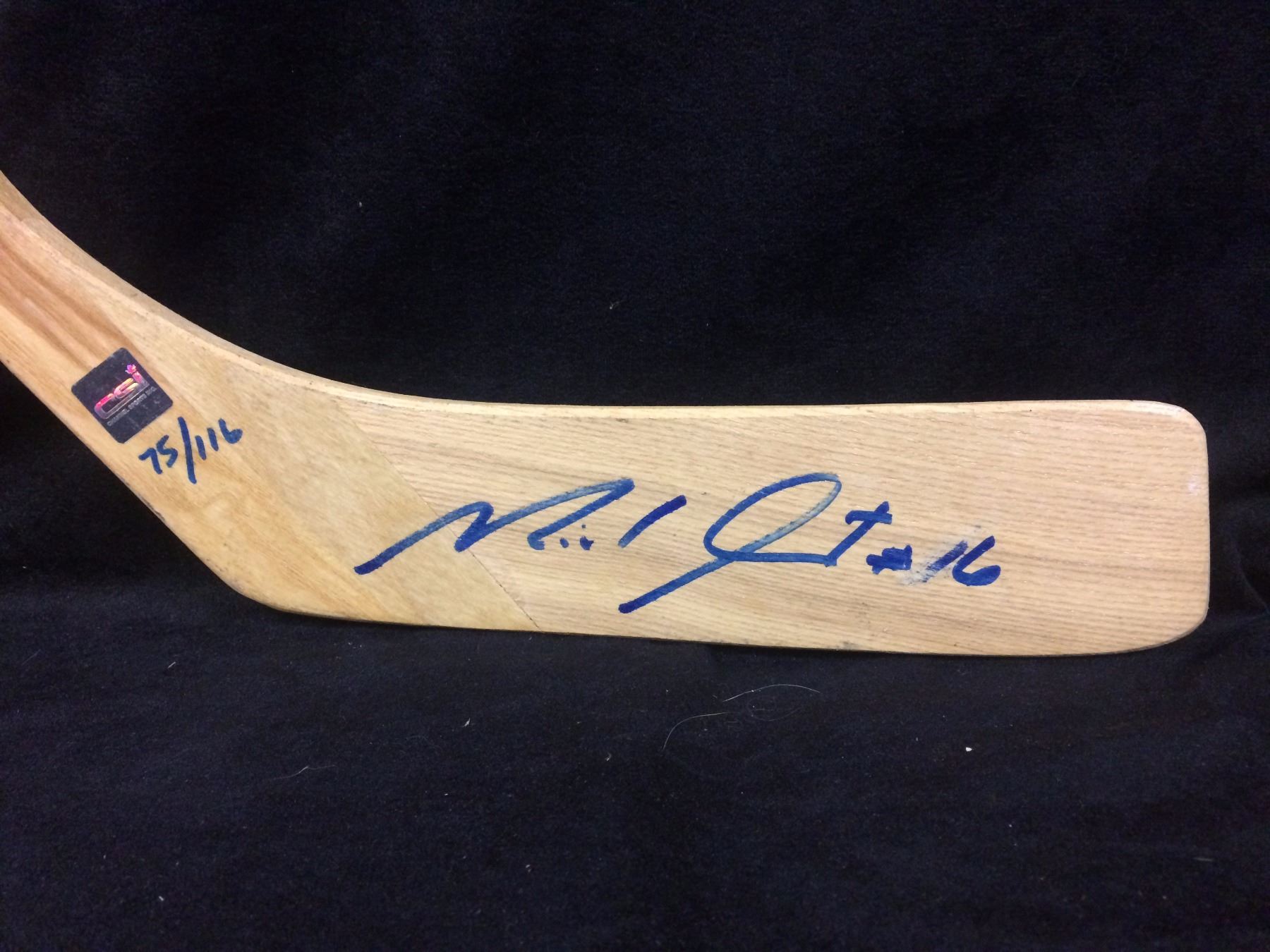 MICHEL GOULET AUTOGRAPHED HOCKEY STICK (500 GOALS) 75/116