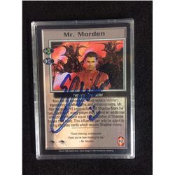 Babylon 5 Mr Morden Card signed by Ed Wasser - (Autograph)