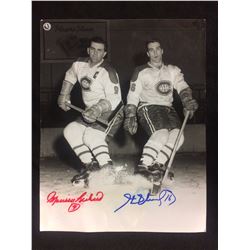 MAURICE & HENRI AUTOGRAPHED 12" X 14" PICTURE