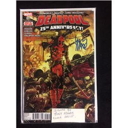 DEADPOOL 25TH ANNIVERSARY 007 EDITION SIGNED BY TONY MOORE