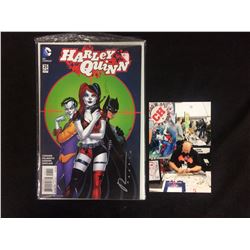 HARLEY QUINN 25 SIGNED BY HARLEY QUINN ARTIST CHAD HARDIN W COA