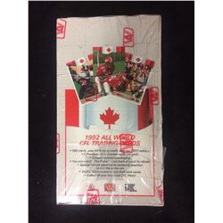 SEALED BOX OF 1992 ALL WORLD CFL TRADING CARDS