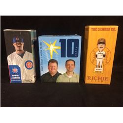 LIMITED EDITION COLLECTIBLE BOBBLE HEADS LOT (IN BOX)