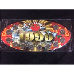 ROYAL CANADIAN MINT 1999 CANADIAN QUARTER SET