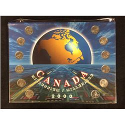 ROYAL CANADIAN MINT MILLENIUM CANADIAN QUARTER SET