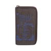 Image 1 : Bvlgari Brown Coated Canvas Graphic Print Long Zip Wallet