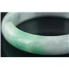 Image 2 : Two Color Green Jade Bangle with Certificate