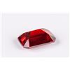 Image 4 : Emerald Cut 27.48 CT Pigeon Blood Red Ruby 18 x 13